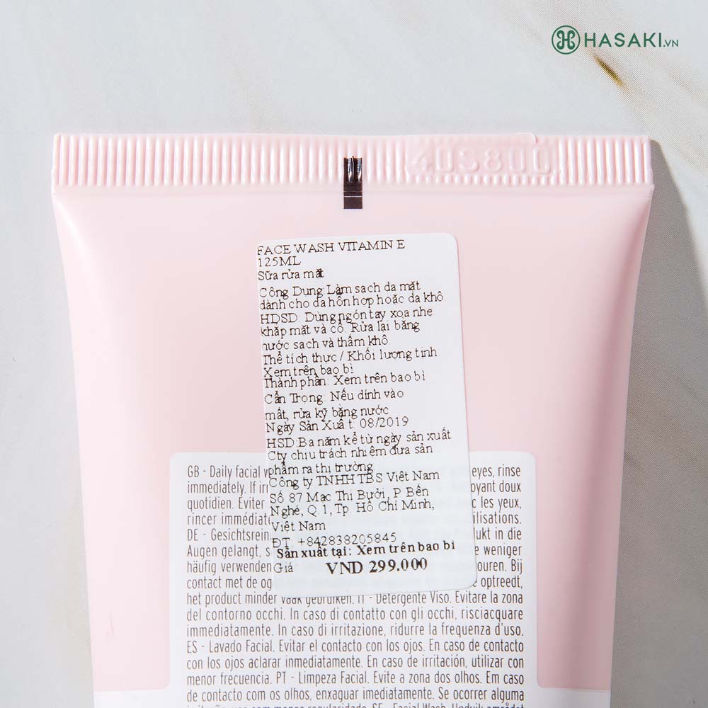 Sữa Rửa Mặt The Body Shop Vitamin E Gentle Facial Wash hiện đã có mặt tại 