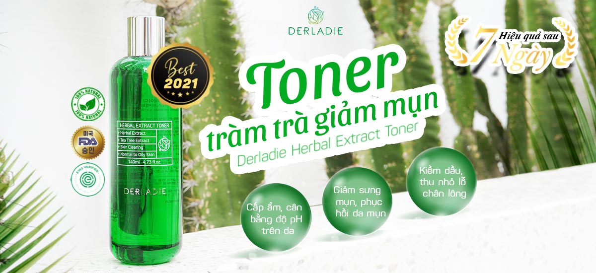 Nước Cân Bằng Derladie Herbal Extract Toner