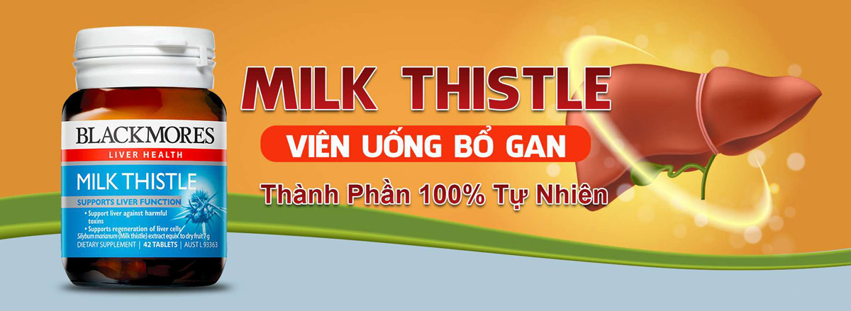 Viên Uống Blackmores Milk Thistle Bổ Gan