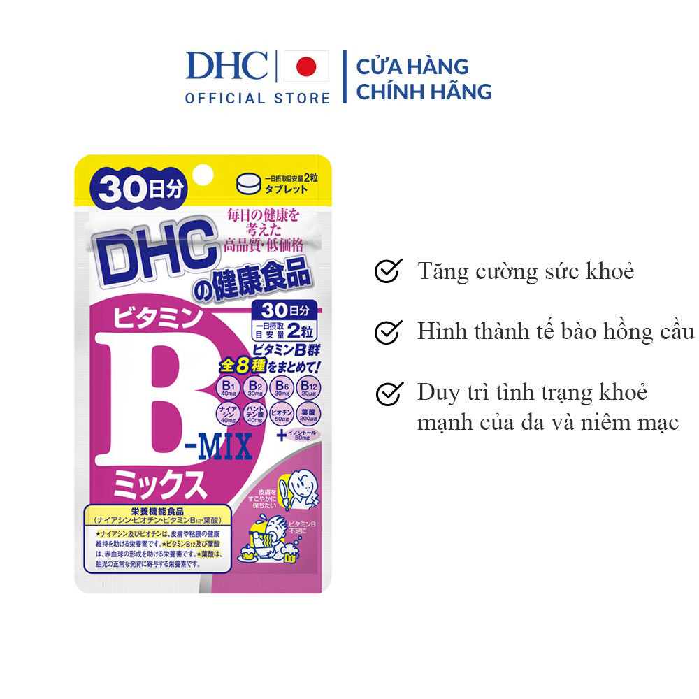 Viên Uống DHC Nhật Bản Bổ Sung Vitamin B Tổng Hợp