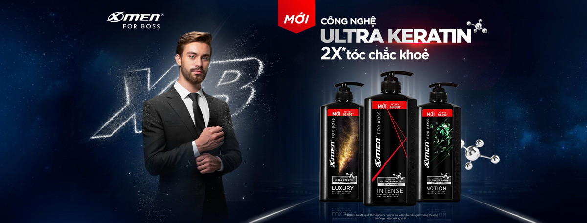 Dầu Gội Nước Hoa X-Men for Boss Perfumed Shampoo