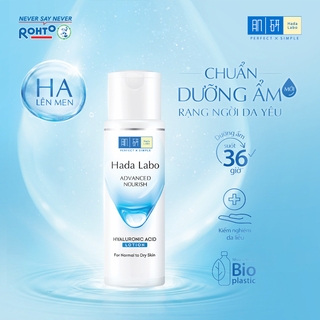 Dung Dịch Dưỡng Ẩm Tối Ưu Cho Da Thường, Khô Hada Labo Advanced Nourish Hyaluronic Acid Lotion (Dry Skin)