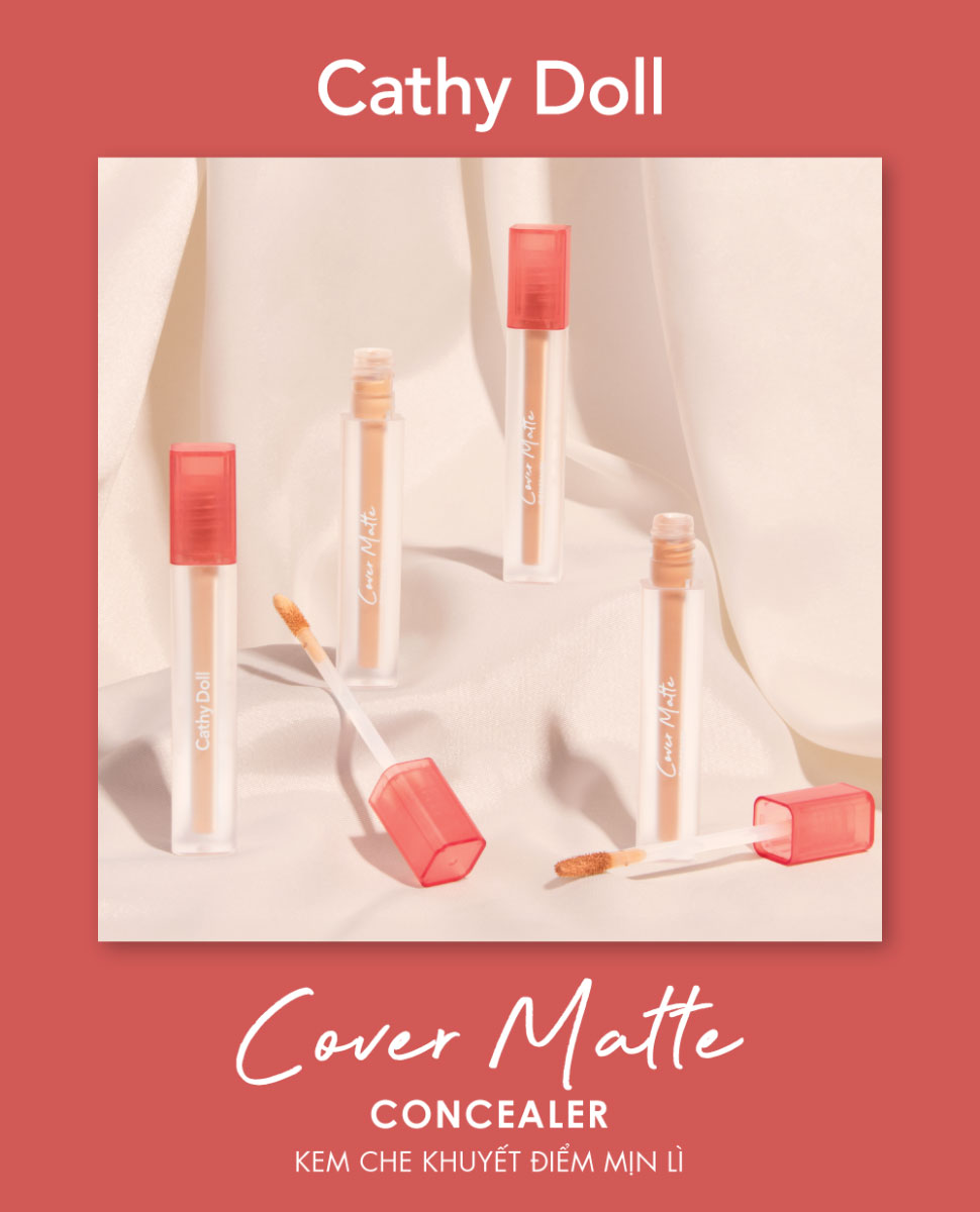 Che Khuyết Điểm Cathy Doll Cover Matte Concealer