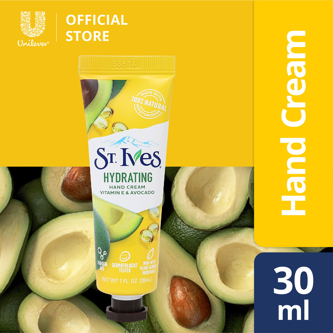 Kem dưỡng da tay St.Ives Hydrating Vitamin E & Avocado Hand Cream 30ml