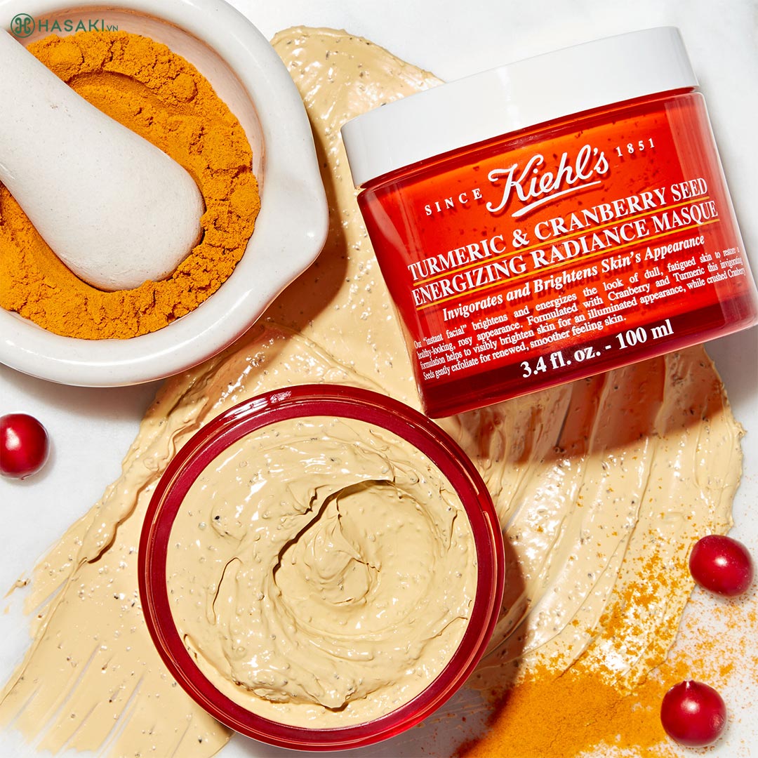 Mặt nạ Nghệ Việt Quất Kiehl's Tumeric & Cranberry Seed Energizing Radiance Masque