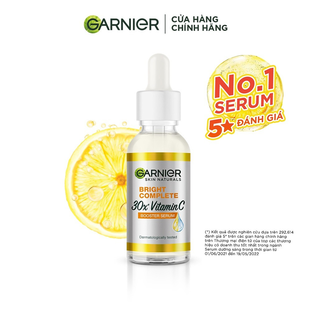 Tinh Chất Garnier Bright Complete 30x Vitamin C Booster Serum
