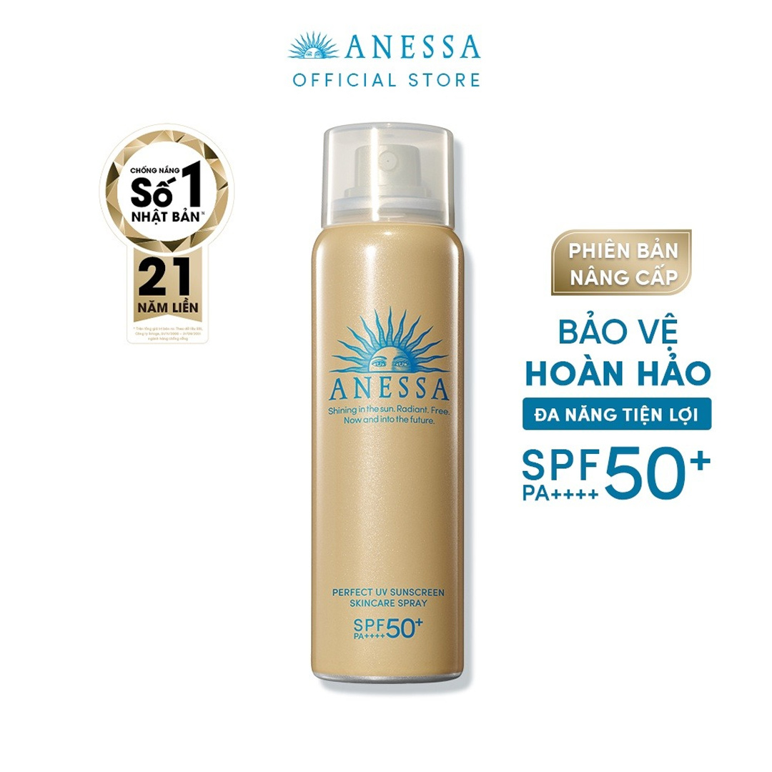 Xịt Chống Nắng Anessa Perfect UV Sunscreen Skincare Spray N SPF50+ PA++++