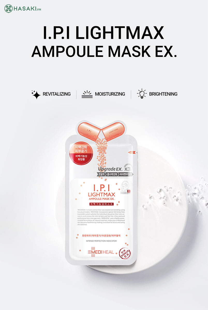Mặt Nạ Chứa Tinh Chất I.P.I Sáng Da Mediheal I.P.I Lightmax Ampoule Mask EX