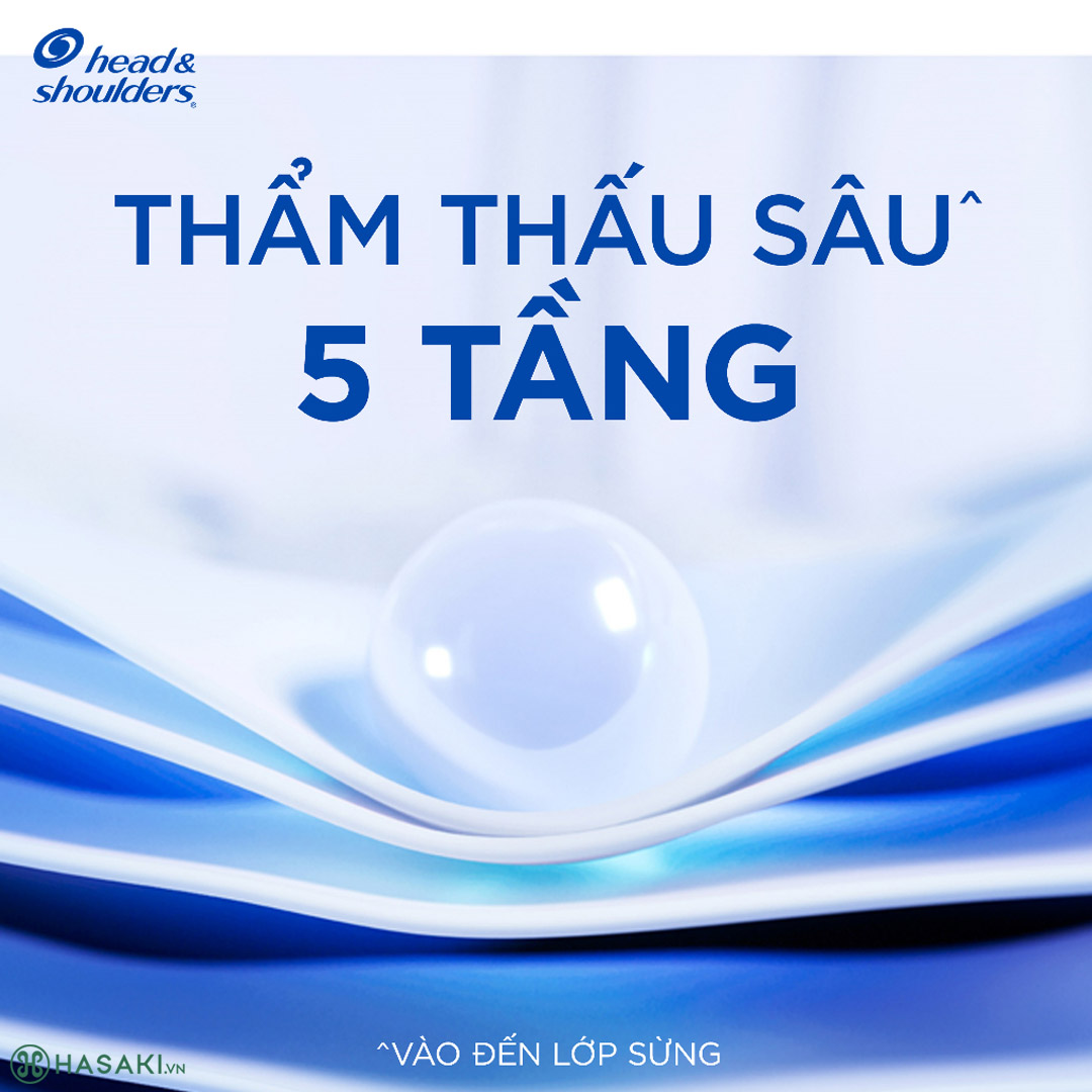 Dầu Gội Head & Shoulders Làm Sạch Gàu với công thức mới thẩm thấu sâu vào da đầu, giúp làm giảm gàu hiệu quả.