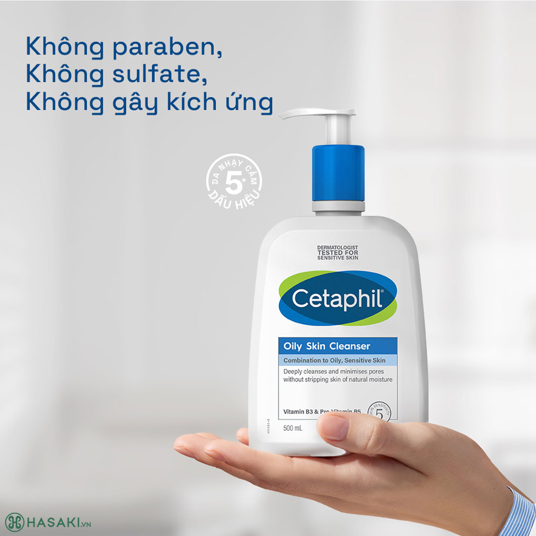 Sữa Rửa Mặt Cetaphil Oily Skin Cleanser đã được kiểm nghiệm da liễu, chứng minh an toàn cho làn da nhạy cảm.