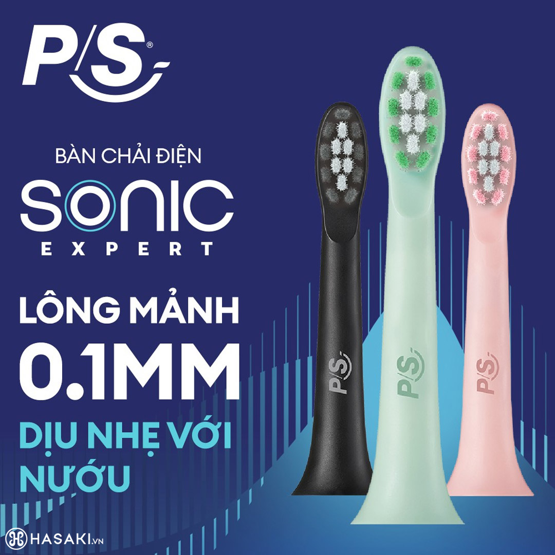 Sản phẩm Bộ 2 Đầu Bàn Chải Điện P/S Sonic Expert Sạch Sâu 8X hiện đã có mặt tại Hasaki 