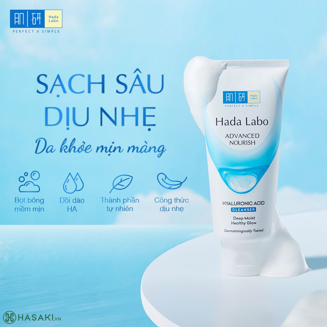 Sản phẩm Kem Rửa Mặt Hada Labo Sạch Sâu Dưỡng Ẩm 80g hiện đã có mặt tại Hasaki 