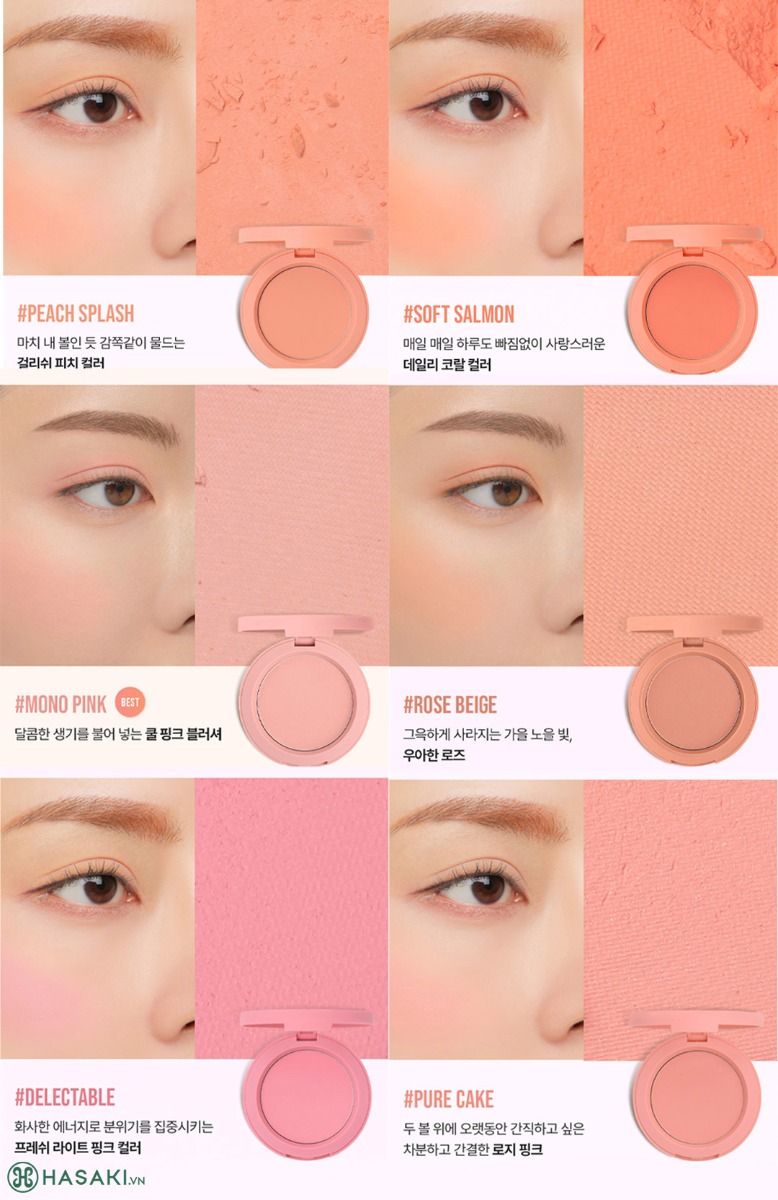 Sản phẩm 3CE Mood Recipe Face Blush hiện đã có mặt tại Hasaki