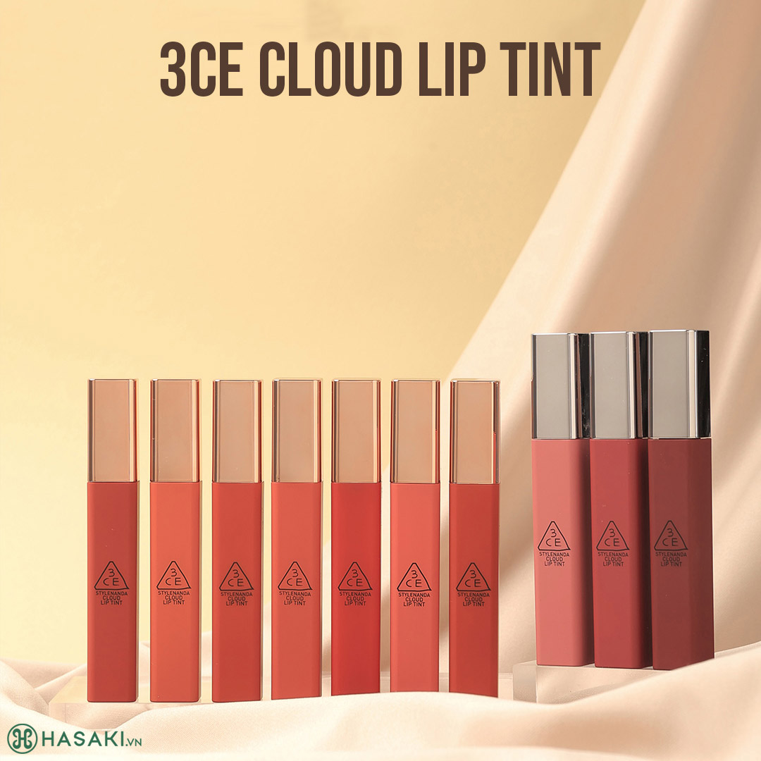 Sản phẩm Son Kem Lì 3CE Cloud Lip Tint hiện đã có mặt tại Hasaki 