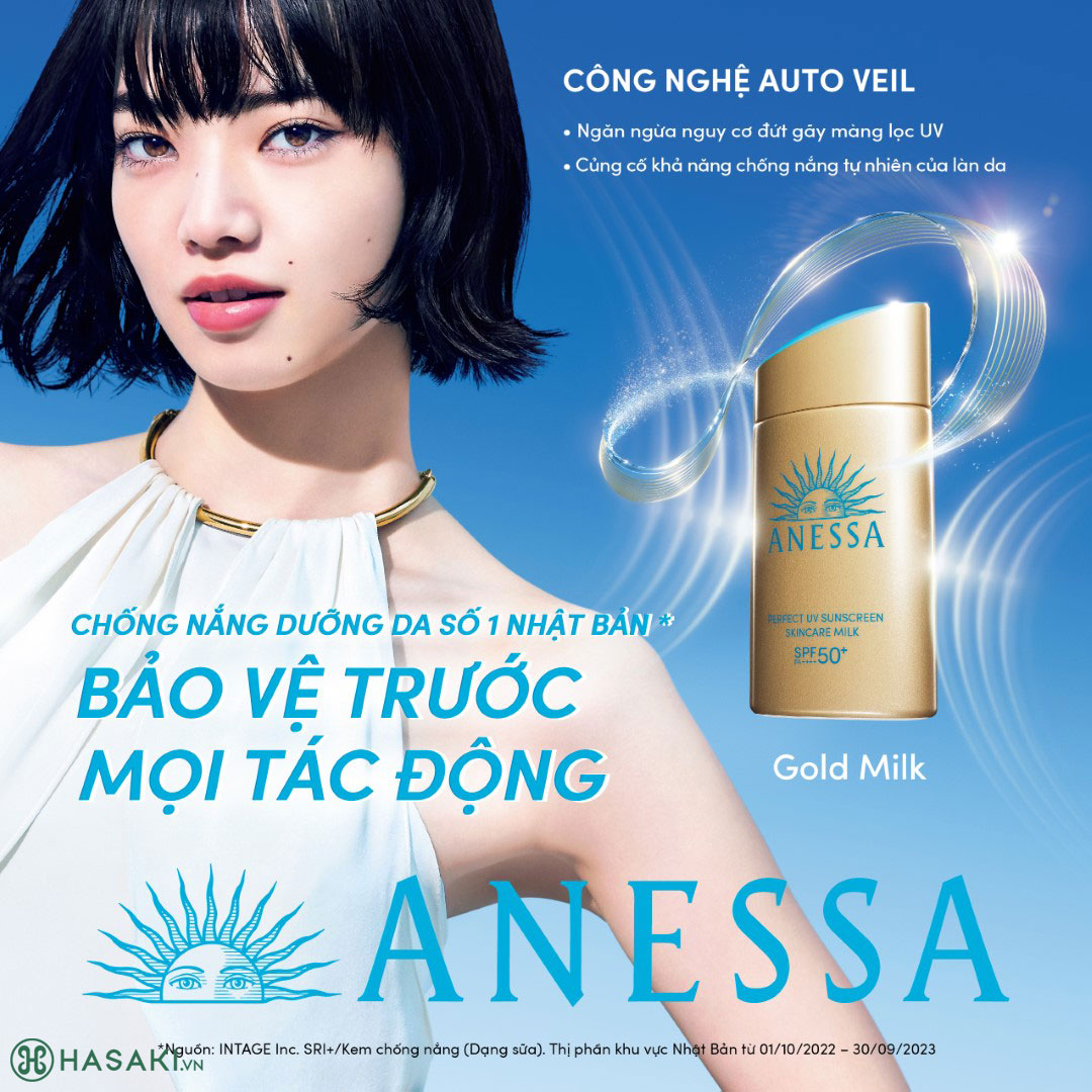 Sữa Chống Nắng Anessa Perfect UV Sunscreen Skincare Milk N SPF50+ PA++++ Dưỡng Da Kiềm Dầu (Mới)