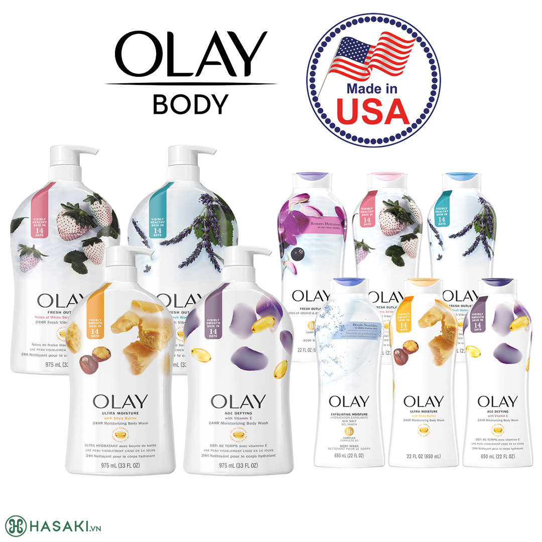 Sản phẩm Sữa Tắm Olay Body Wash hiện đã có mặt tại Hasaki