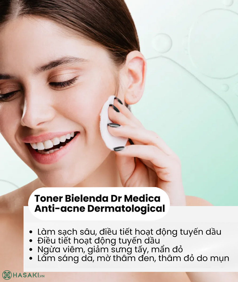 Sản phẩm Toner Bielenda Dr Medica Anti-Acne Toning Liquid 250ml hiện đã có mặt tại Hasaki 