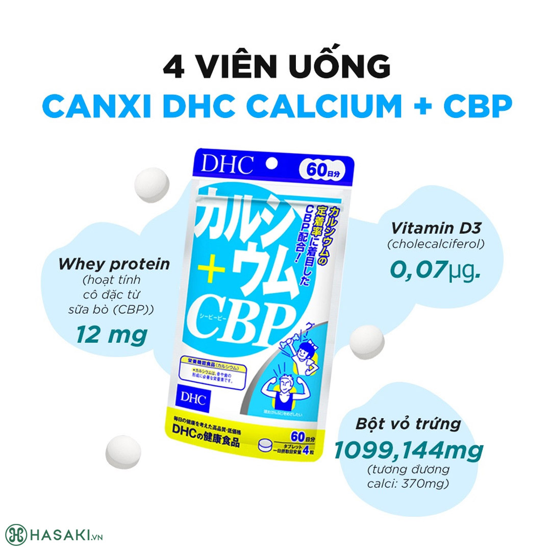 Mua DHC Calcium + CBP chính hãng tại Hasaki