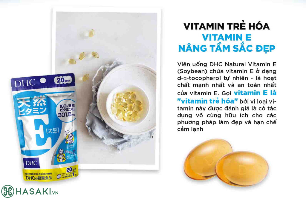 Mua ngay Thực Phẩm Bảo Vệ Sức Khỏe DHC Viên Uống Bổ Sung Vitamin E