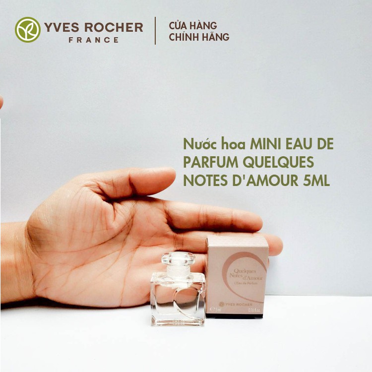 Nước Hoa Nữ Yves Rocher Mini EDP Quelques Note d'Amour 5ml đã có mặt tại Hasaki