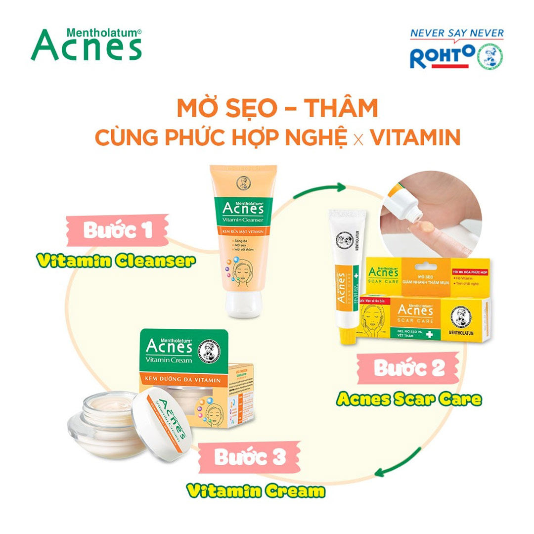 Kem Dưỡng Acnes Vitamin Sáng Da, Mờ Sẹo Thâm 40g Vitamin Cream đã bán tại hasaki