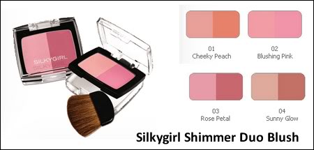 Phấn Má Hồng 2 Ô SilkyGirl Shimmer Duo Blusher 4g
