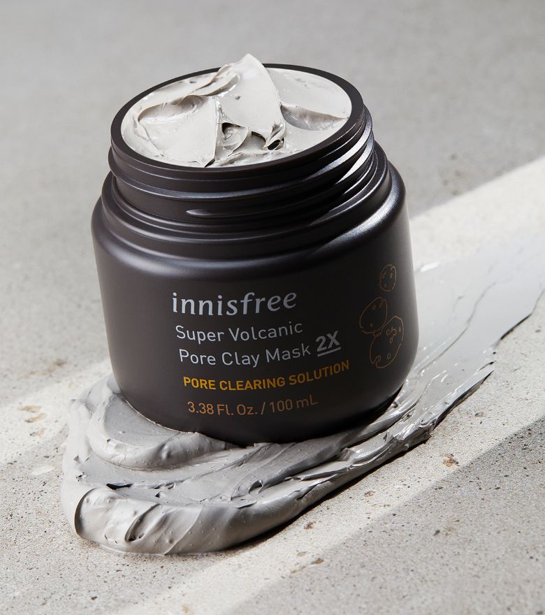 mặt nạ đất sét đá tro núi lửa innisfree