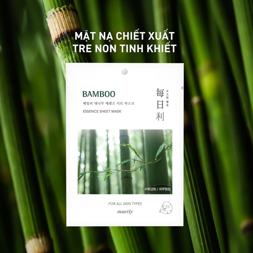 Mặt Nạ Maeily Essence Sheet Mask chiết xuất tre non