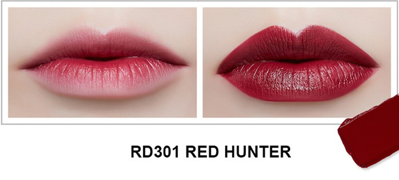 Son Thỏi Mịn Môi VDIVOV Lip Cut Rouge RD301 Red Hunter 3.8g