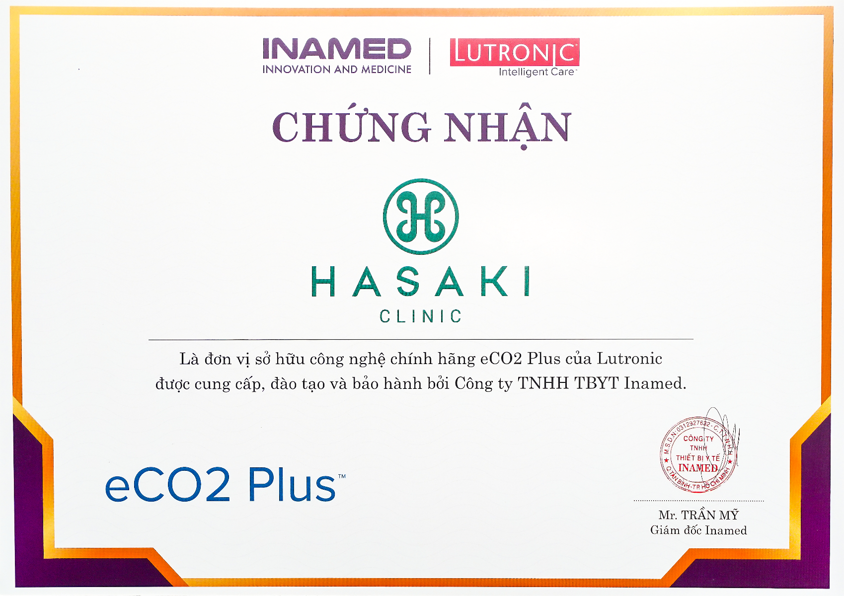 Hasaki Clinic sở hữu công nghệ Laser CO2 chính hãng đạt chuẩn FDA Hoa Kỳ