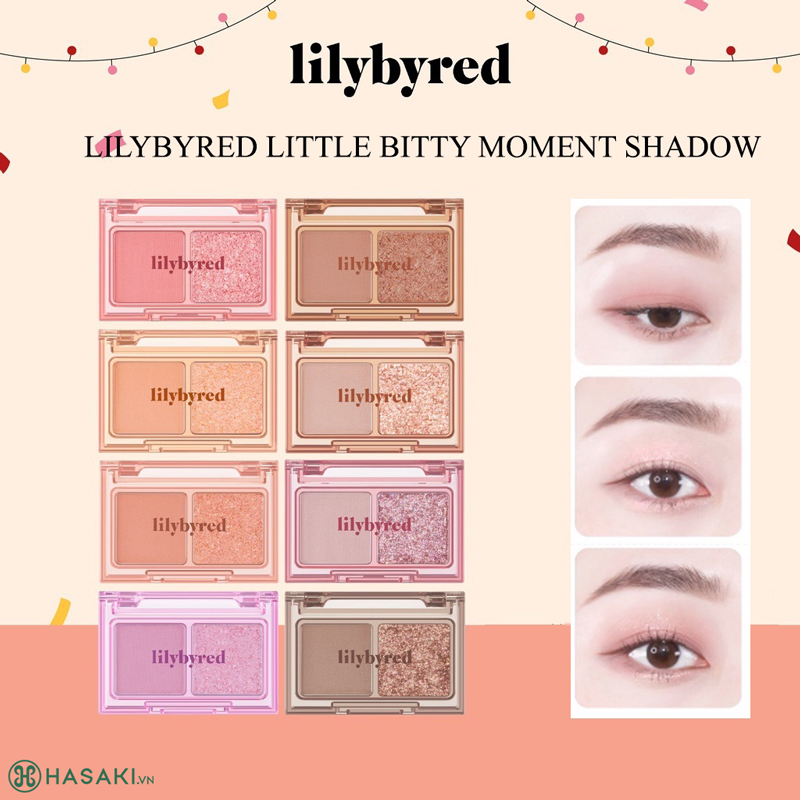 Bảng Phấn Mắt Lilybyred Little Bitty Moment Eyeshadow 1.6g - 1