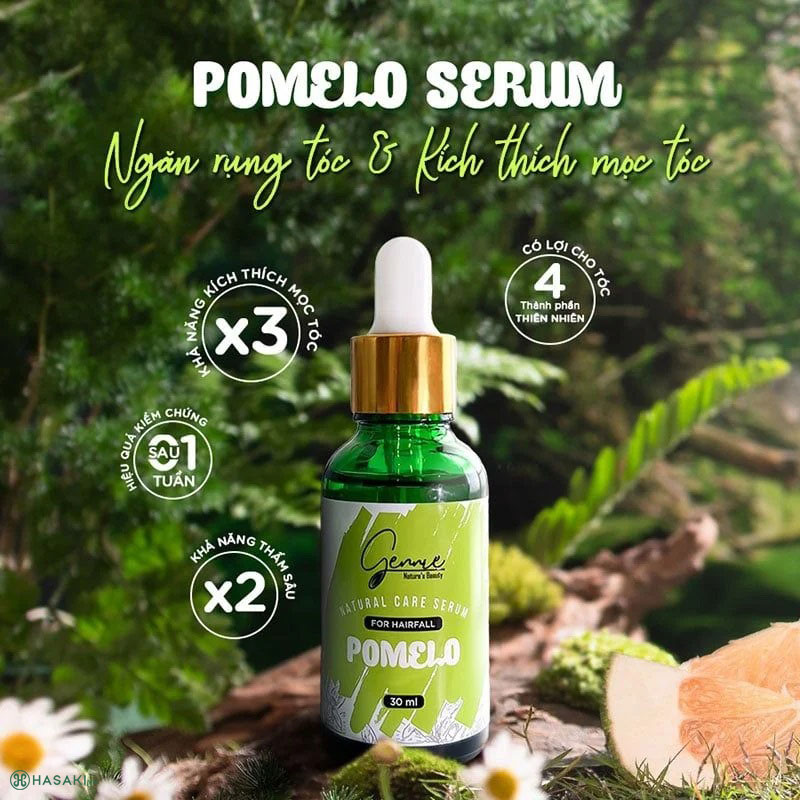  Tinh Dầu Bưởi Gennie Natural Care Serum Pomelo for Hairfall