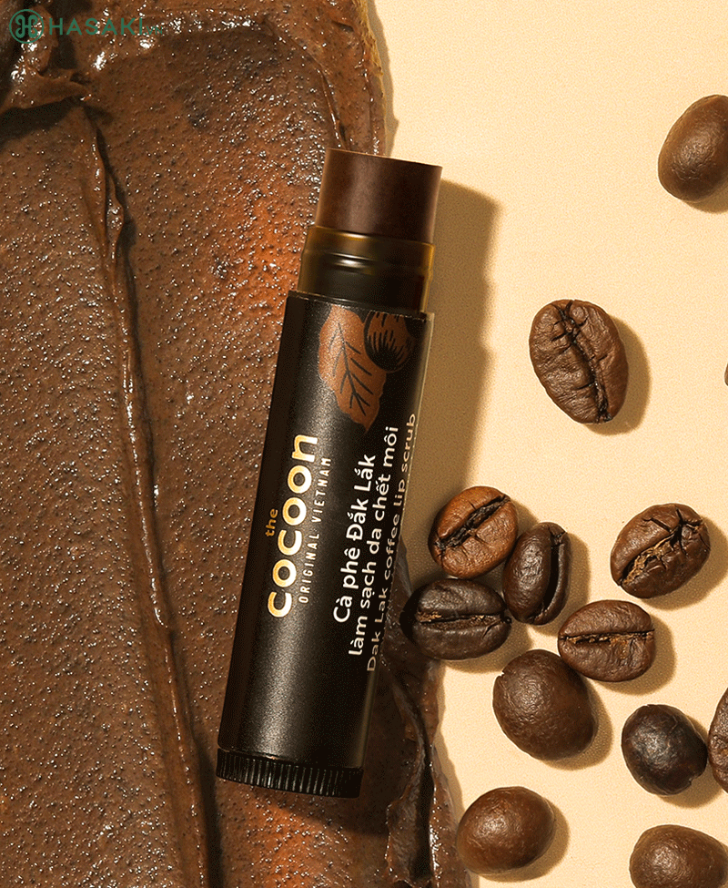 Tẩy Da Chết Môi Cocoon Từ Cà Phê Đắk Lắk Coffee Lip Scrub  (Không Hộp) 5g
