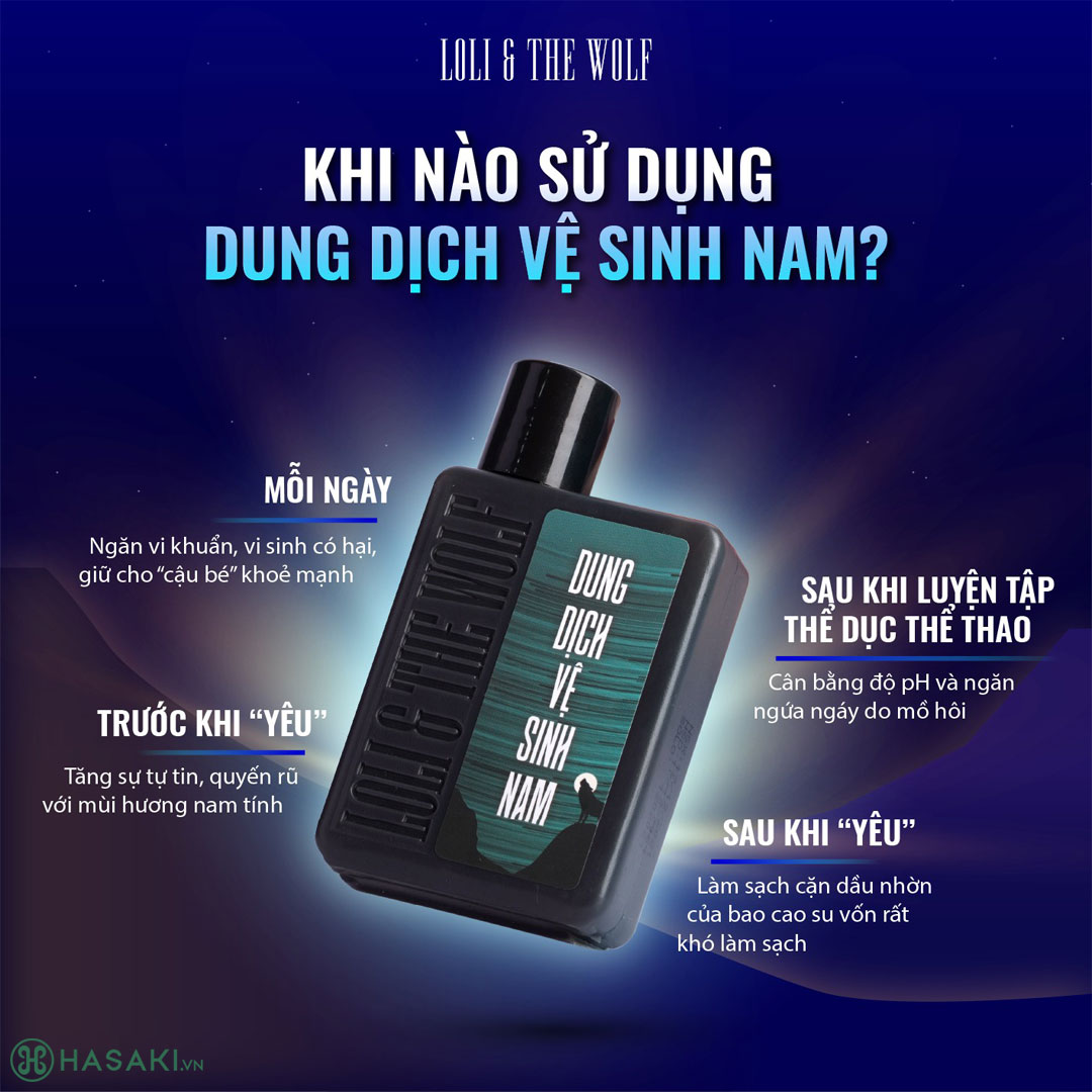 Dung Dịch Vệ Sinh Nam Giới Loli And The Wolf Original 80ml