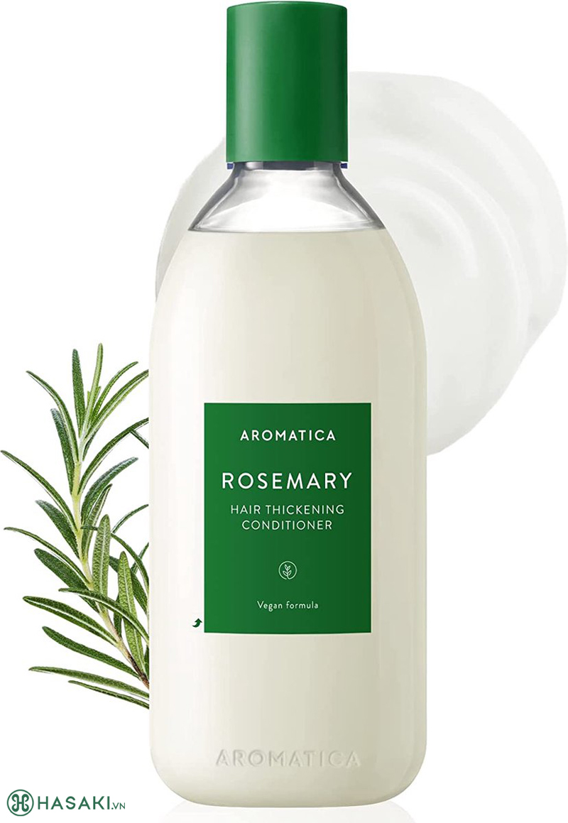Dầu Xả Aromatica Rosemary Hair Thickening Conditioner Hương Thảo Làm Dày Tóc 400ml