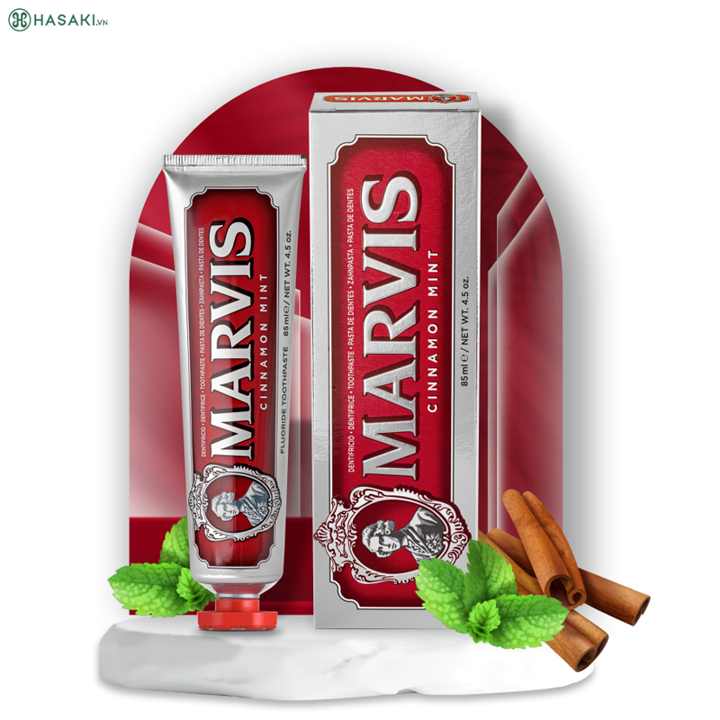 Marvis Cinnamon Mint (Màu đỏ)