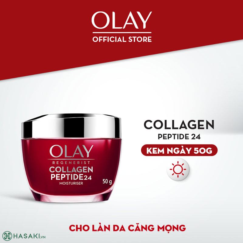 Kem Dưỡng Ẩm Olay Collagen Peptide 24 Ngăn Ngừa Lão Hóa 50g Regenerist Collagen Peptide 24 Moisturiser