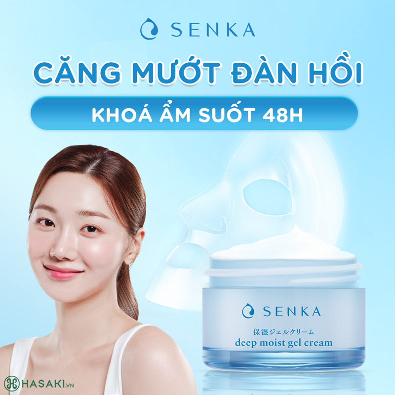 Mặt Nạ Ngủ Senka Cấp Ẩm Chuyên Sâu Dạng Gel 50g