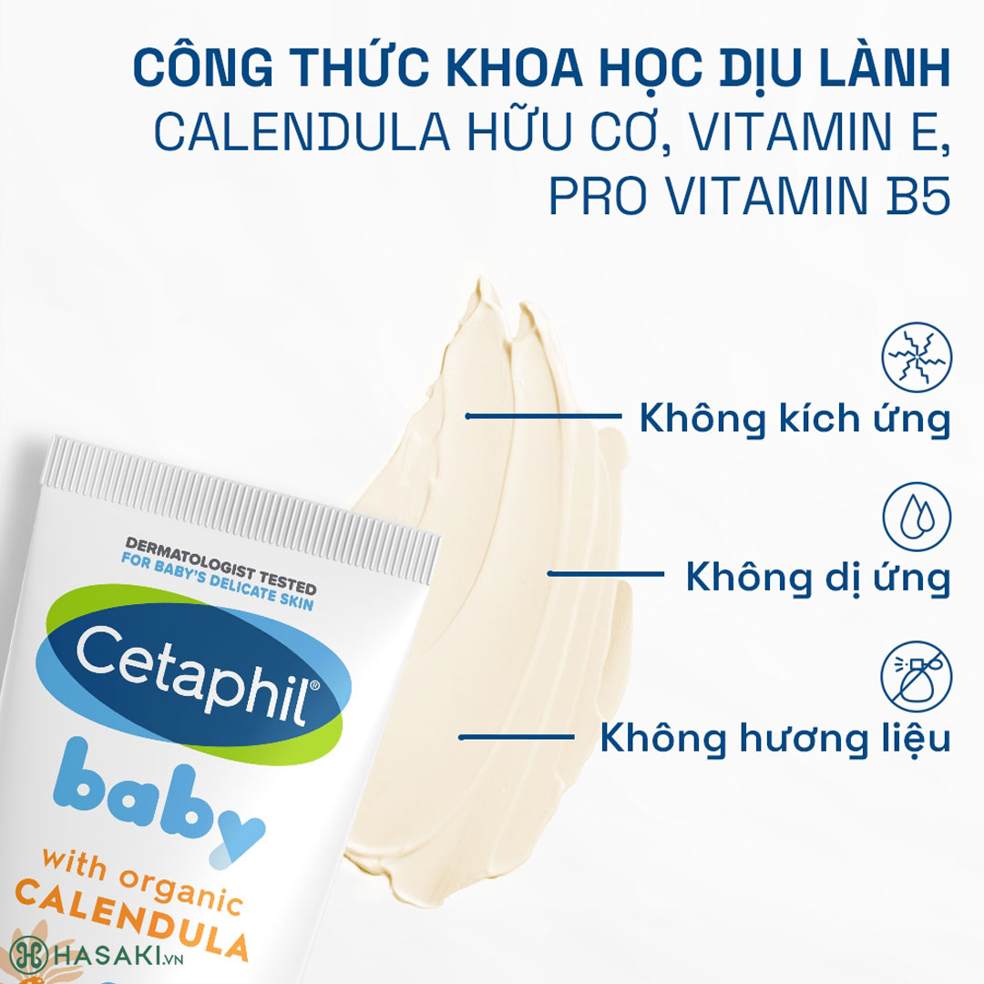 Kem Dưỡng Cetaphil Baby Diaper Cream Calendula 