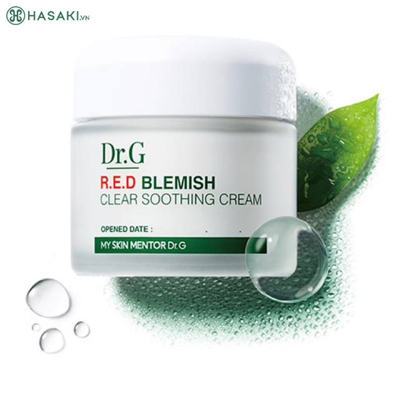 Kem Dưỡng Dr.G R.E.D Blemish Clear Soothing Cream Cấp Ẩm Và Phục Hồi Sâu Cho Da 70ml