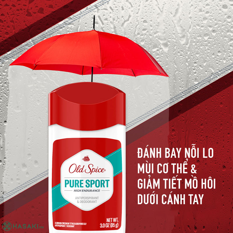 Lăn Khử Mùi Cho Nam Old Spice High Endurance Deodorant Pure Sport 