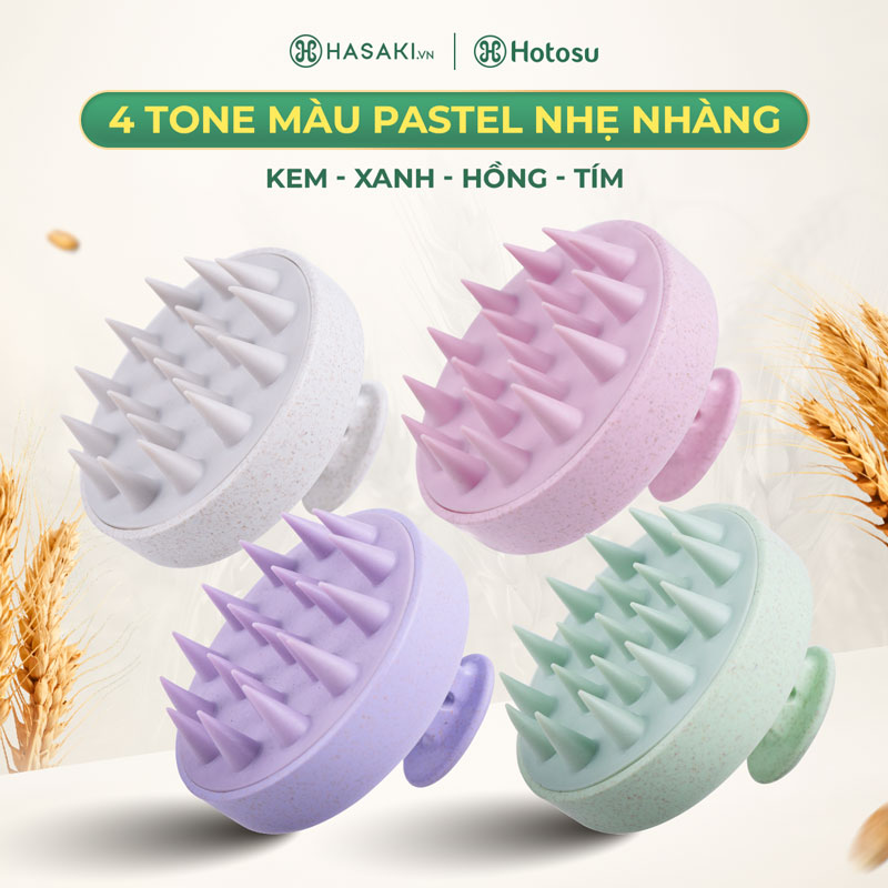 Lược Gội Đầu Hotosu Premium Scalp Massaging Shampoo Brush