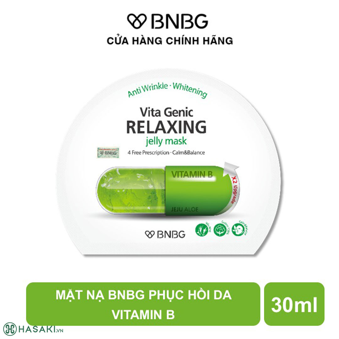 Mặt Nạ BNBG Vita Genic Relaxing Jelly Mask Vitamin B Phục Hồi Da 30ml