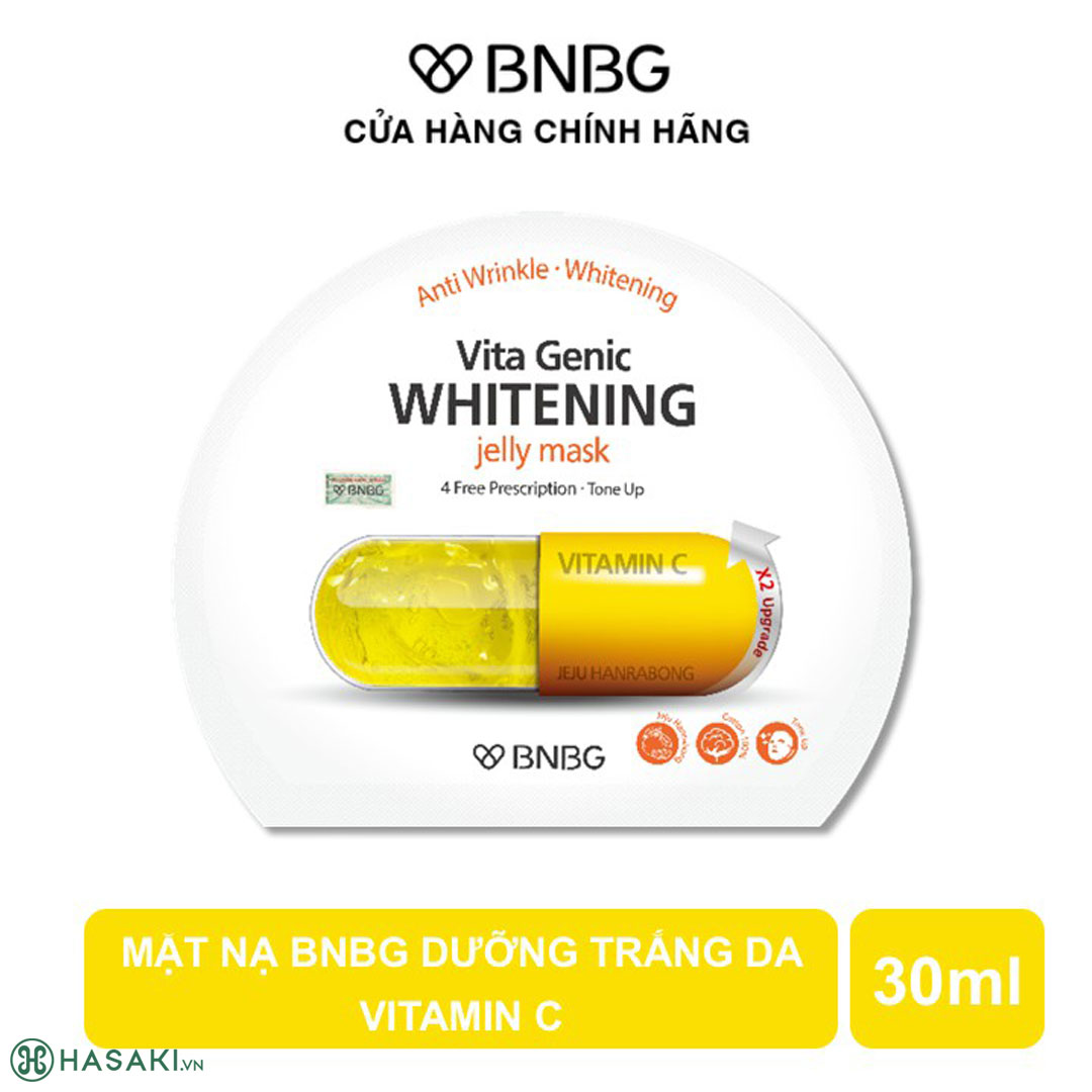 Mặt Nạ BNBG Vita Genic Whitening Jelly Mask Vitamin C Làm Sáng Da 30ml