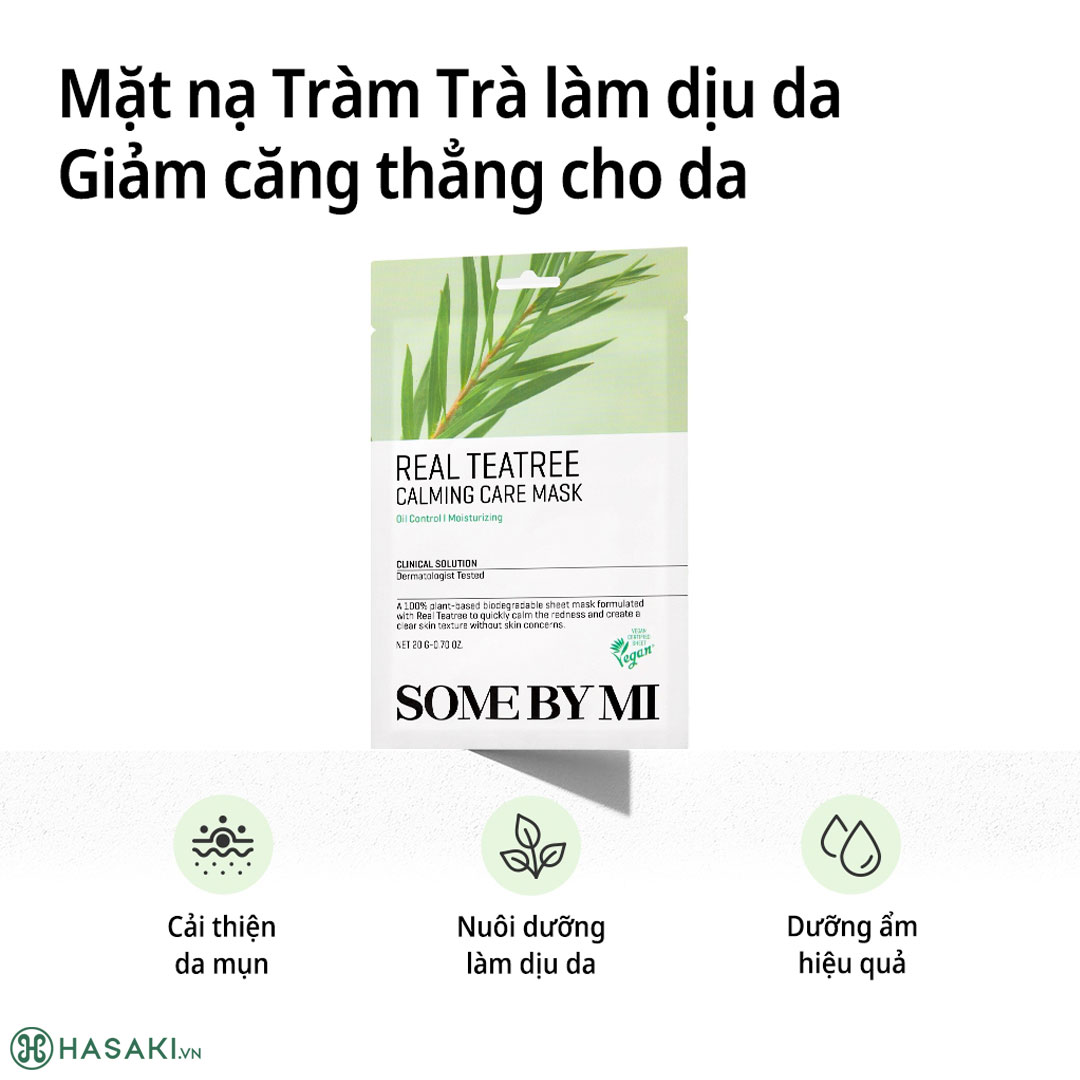 Mặt Nạ Dưỡng Da Some By Mi Real Teatree Calming Care Mask