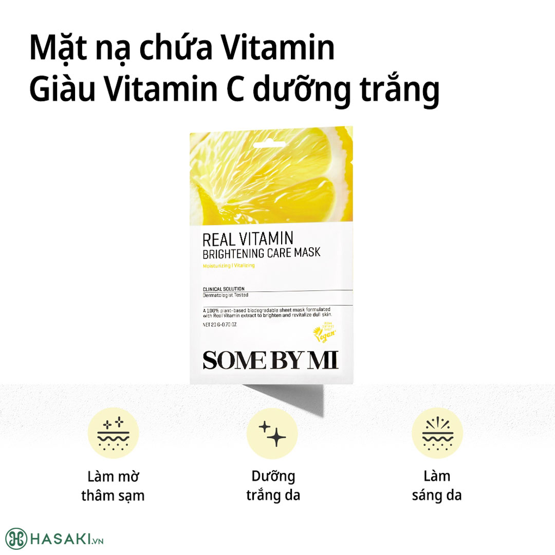 Mặt Nạ Dưỡng Da Some By Mi Real Vitamin Brightening Care Mask
