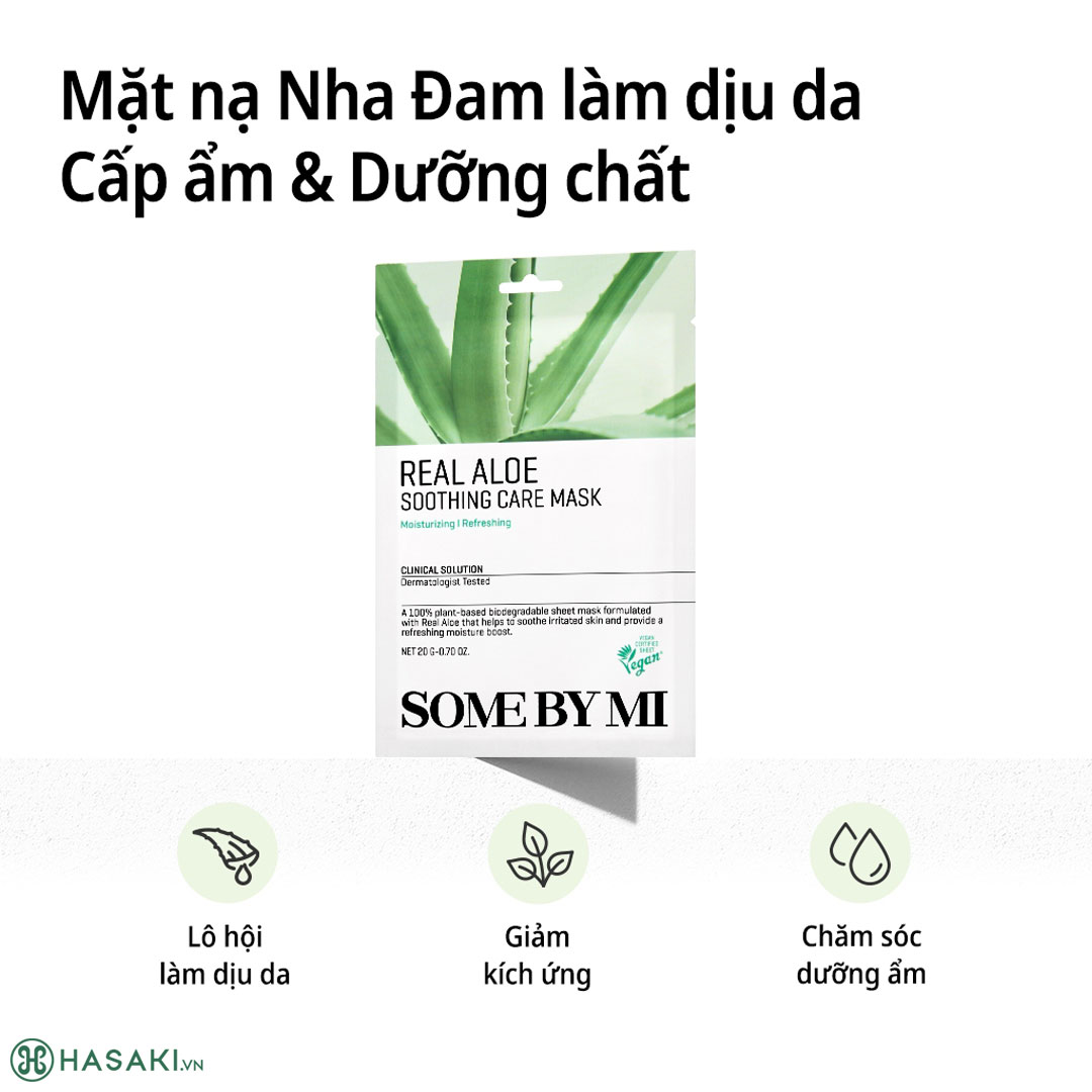 Mặt Nạ Dưỡng Da Some By Mi Real Aloe Soothing Care Mask