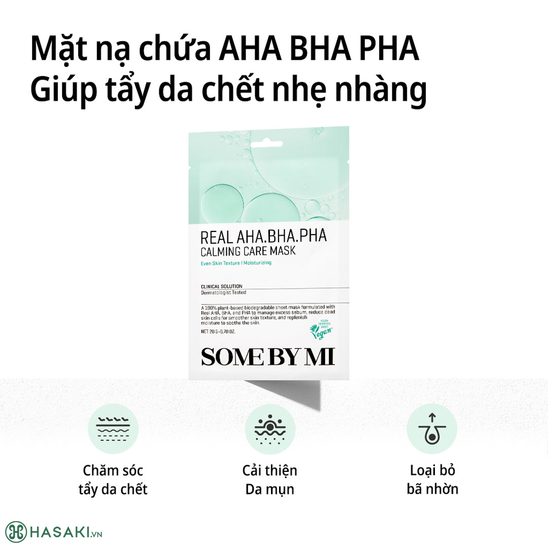 Mặt Nạ Dưỡng Da Some By Mi Real AHA-BHA-PHA Calming Care Mask