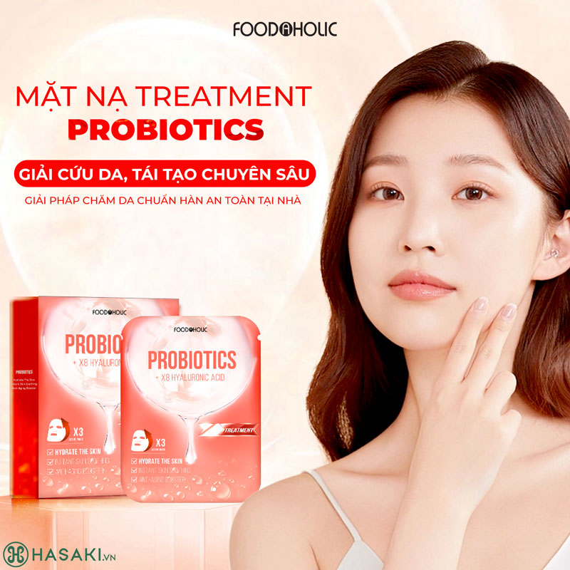 Mặt Nạ Foodaholic Probiotics Mask Tái Tạo Chuyên Sâu