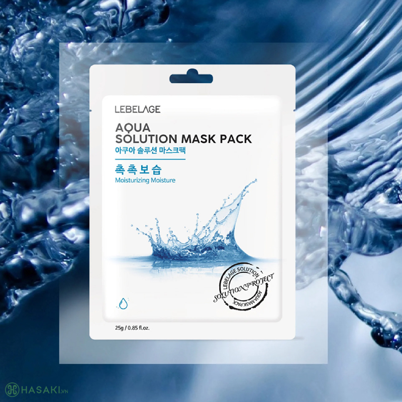 Mặt Nạ Lebelage Aqua Solution Mask Pack Cấp Nước, Cấp Ẩm Cho Da 